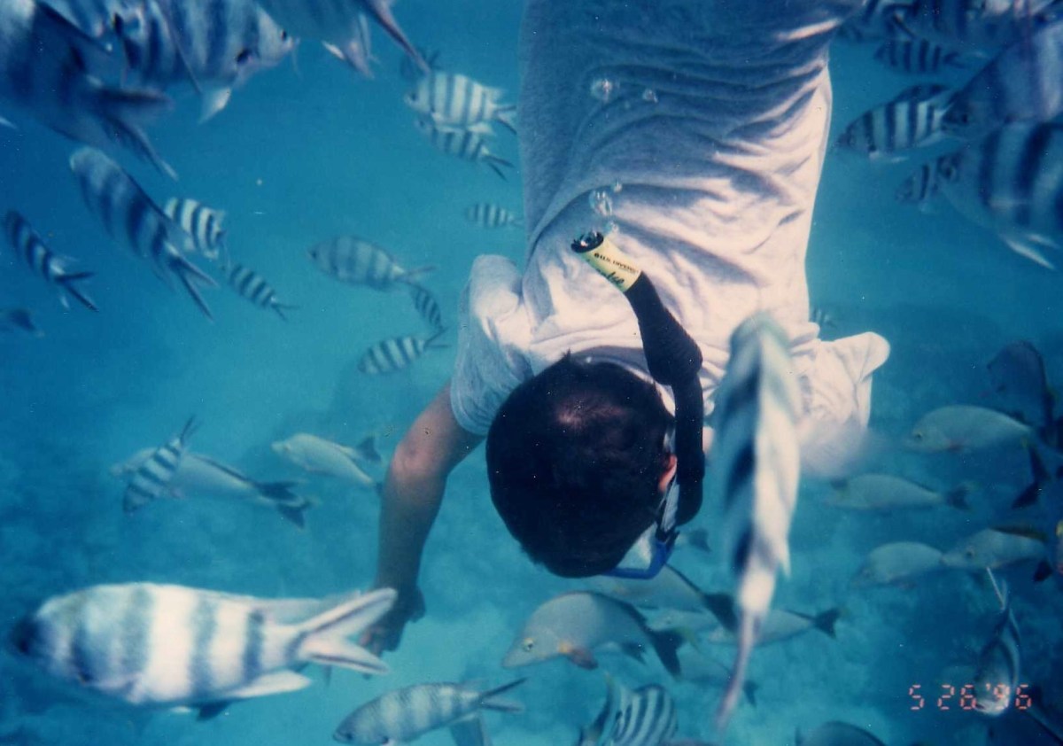 Twenty Years Ago, Wednesday, May 1, 1996: Anaho, Marquessas 